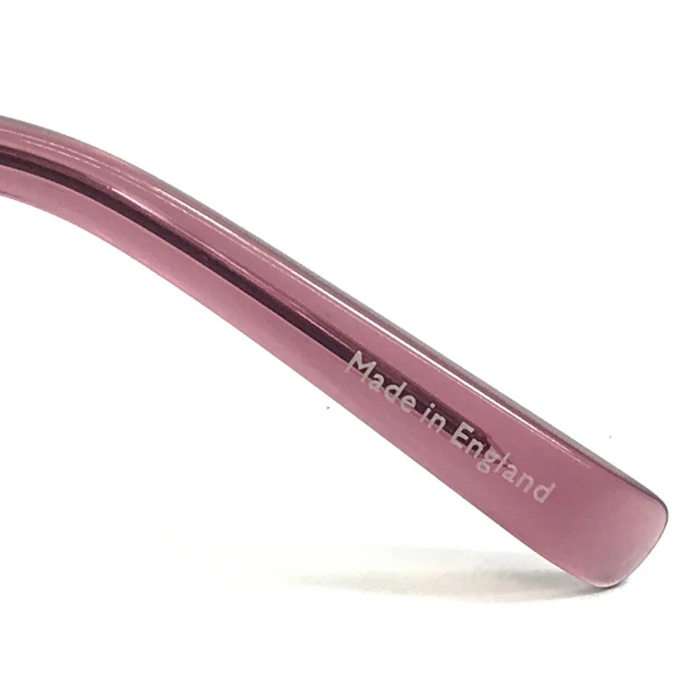 Tom Davies Eyeglasses Frames TD733 Col. 2183 Purple Round Hexagonal 48-20-140